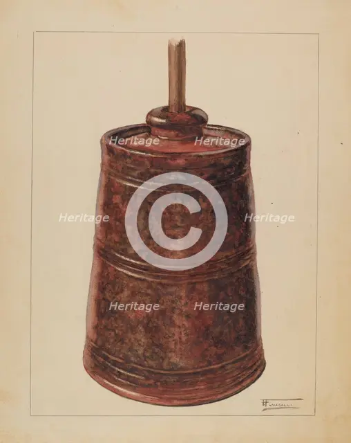 Churn, c. 1936. Creator: Frank Fumagalli.