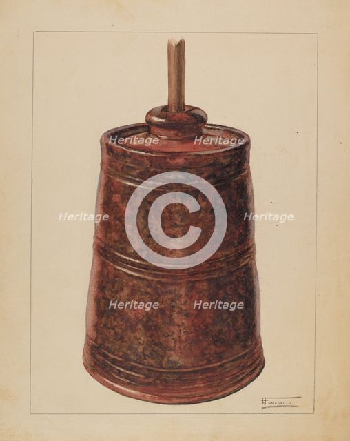 Churn, c. 1936. Creator: Frank Fumagalli.