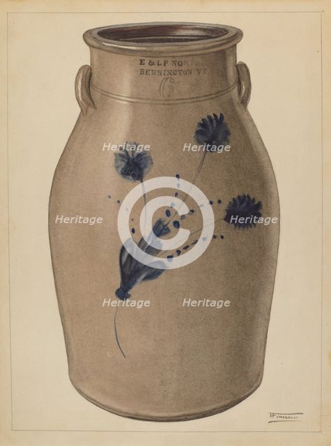 Churn, c. 1936. Creator: Frank Fumagalli.
