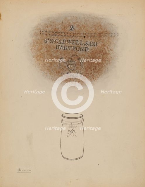 Churn, c. 1936. Creator: Frank Fumagalli.
