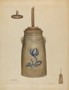 Churn, c. 1936. Creator: Samuel Sulkowitz