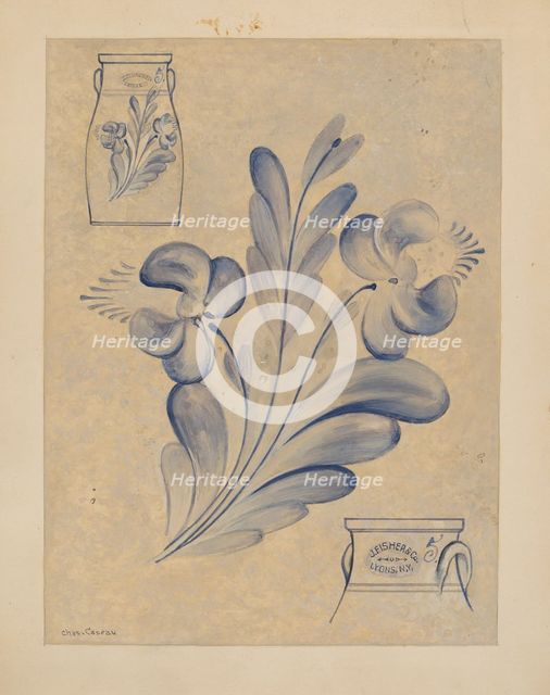 Churn, c. 1937. Creator: Charles Caseau.