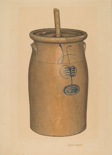 Churn, c. 1940. Creator: Racine Vernier
