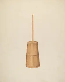 Churn, c. 1941. Creator: Ardella Watkins