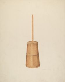 Churn, c. 1941. Creator: Ardella Watkins