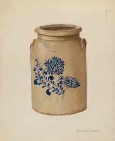 Churn, c. 1941. Creator: David S De Vault