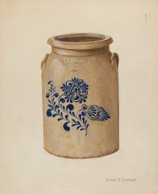 Churn, c. 1941. Creator: David S De Vault
