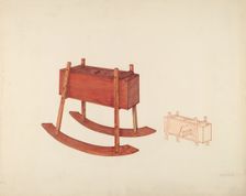 Churn (Rocker Type), c. 1939. Creator: Frank McEntee