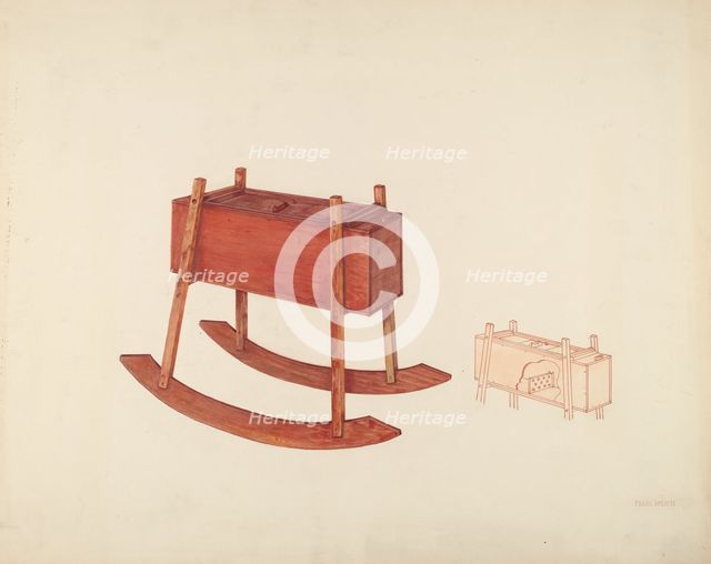 Churn (Rocker Type), c. 1939. Creator: Frank McEntee.