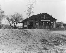 Church near Blythe, California, 1936. Creator: Dorothea Lange