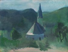Church near Jasov, 1919. Creator: Rudolf Kremlicka
