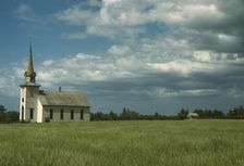 Church near Junction City, Kansas, 1942 or 1943. Creator: John Vachon