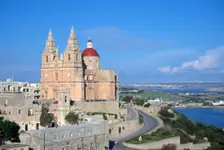 Church of Our Lady of Mellieha, Malta. Creator: Vivienne Sharp