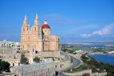 Church of Our Lady of Mellieha, Malta. Creator: Vivienne Sharp