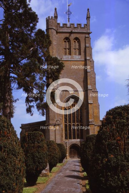 Church of All Saints, Martock, Somerset, 20th century.  Artist: CM Dixon.