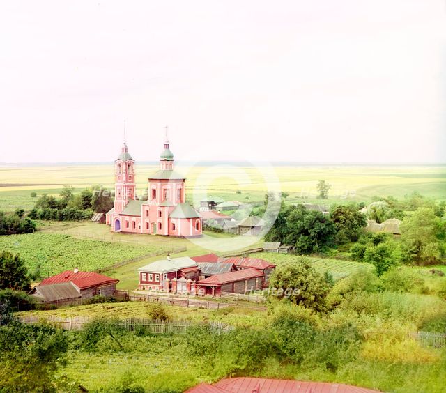 Church of Boris and Gleb, Suzdal, 1912. Creator: Sergey Mikhaylovich Prokudin-Gorsky.