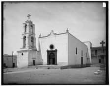 Church of Guadaloupe i.e. Guadalupe, Ciudad Juarez, Mexico, between 1900 and 1906. Creator: Unknown