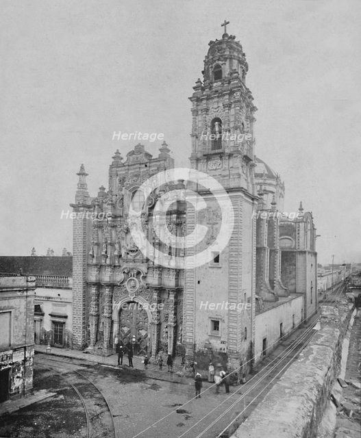 'Church of La Santisma, City of Mexico', c1897. Creator: Unknown.