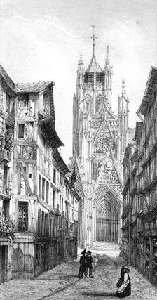 Church of St Maclou, Rouen, France, 19th century