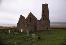 Church of St. Magnus, 12th century, Isle of Egilsay, Orkney, Scotland, 20th century. Artist: CM Dixon