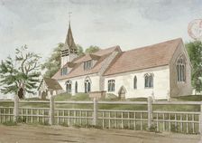 Church of St Mary, Norwood, Middlesex, c1800. Artist: Anon