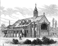 Church of St. Michael and All Angels, Bedford Park, Chiswick, 1880. Creator: Unknown