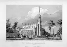 Church of St Michael and All Angels, Blackheath, Greenwich, London, c1830. Artist: W Watkins