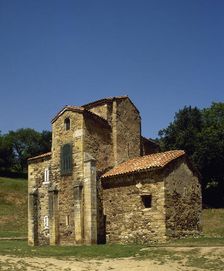 Church of St Michael of Lillo, Oviedo, Spain, 9th century (2002). Creator: LTL