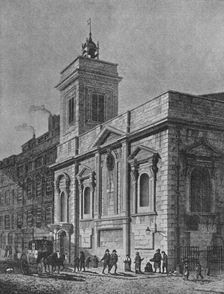 Church of St Mildred, Poultry, City of London, 1812 (1911). Artist: George Sidney Shepherd