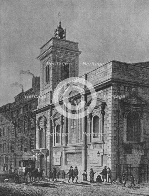 Church of St Mildred, Poultry, City of London, 1812 (1911). Artist: George Sidney Shepherd.