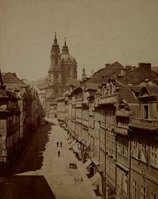 Church of St Nicholas, Malá Strana, Prague, between 1880-1890. Creator: Unknown
