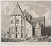 Church of St. Nicholas, at Caen. Creator: John Sell Cotman (British, 1782-1842)