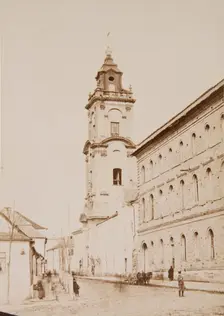 Church of St Nicholas and the Dominican monastery - western façade, Kamianets-Podilskyi, 1895-1905. Creator: Unknown