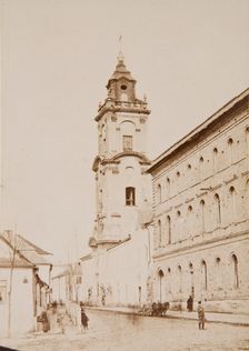Church of St Nicholas and the Dominican monastery - western façade, Kamianets-Podilskyi, 1895-1905. Creator: Unknown