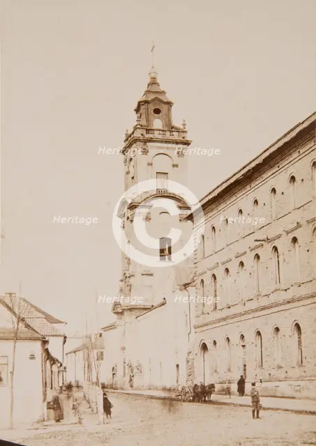 Church of St Nicholas and the Dominican monastery - western façade, Kamianets-Podilskyi, 1895-1905. Creator: Unknown.
