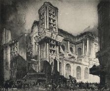 Church of St Nicholas-du-Chardonnet 1915. Artist: Frank Brangwyn
