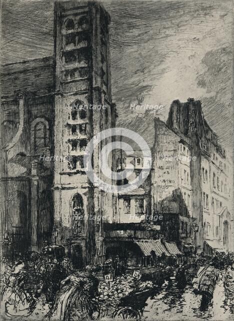 'Church of St Nicholas-du-Chardonnet', 1915. Artist: PA Bouroux.