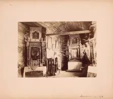 Church of St Nicholas - interior, Moszczenica, 1893. Creator: Stanislaw Tomkowicz