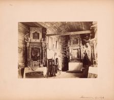 Church of St Nicholas - interior, Moszczenica, 1893. Creator: Stanislaw Tomkowicz