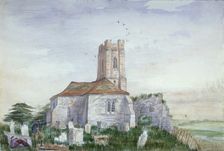 Church of St Nicholas, Plumstead, Kent, c1800(?). Artist: AY