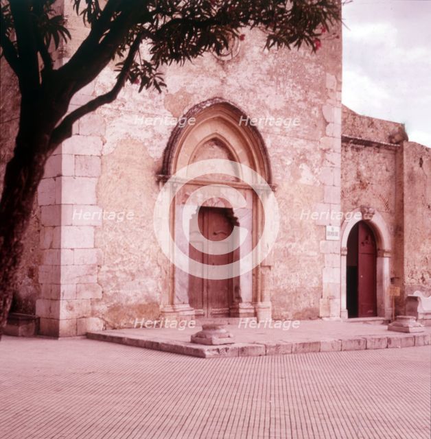Church of St Augustin, Taormina, Sicily, c1970s.  Creator: Arthur Charles Kirby Ware.