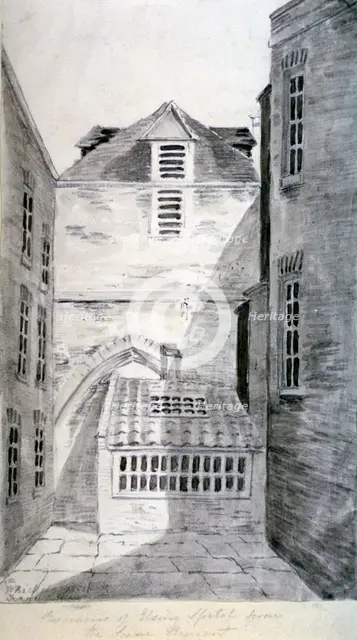 Church of St Alfege, London Wall, London, 1805. Artist: Anon