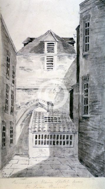 Church of St Alfege, London Wall, London, 1805. Artist: Anon