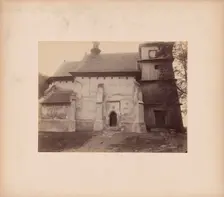 Church of St Bartholomew the Apostle - general view from the north, Zbyszyce, 1892. Creator: Stanislaw Tomkowicz