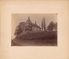 Church of St Bartholomew the Apostle - general view from the suth-west, Zbyszyce, 1892. Creator: Stanislaw Tomkowicz