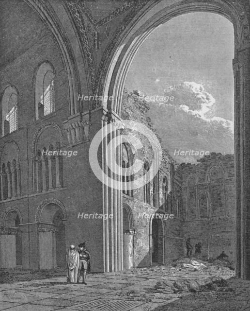 Church of St Bartholomew the Great in West Smithfield, City of London, 1822 (1906). Artist: Unknown.