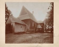 Church of St Catherine - general view from the south-west, Ryglice, between 1905-1915. Creator: Unknown