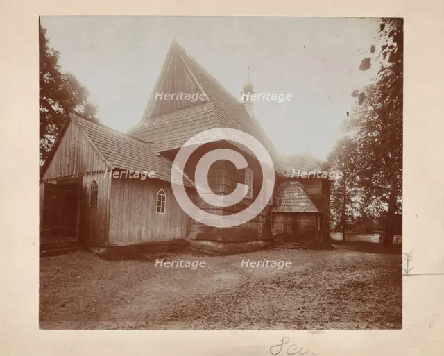 Church of St Catherine - general view from the south-west, Ryglice, between 1905-1915. Creator: Unknown.