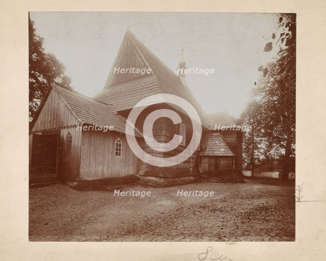Church of St Catherine - general view from the south-west, Ryglice, between 1905-1915. Creator: Unknown.