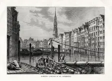 Church of St Catherine, Hamburg Germany, 1879